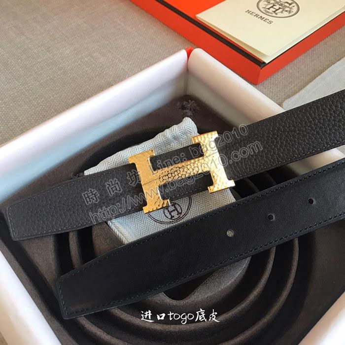 HERMES皮帶 雙面小牛皮 togo底皮 進口白夾心 雙面皮帶 愛馬仕男腰帶  hgh1913